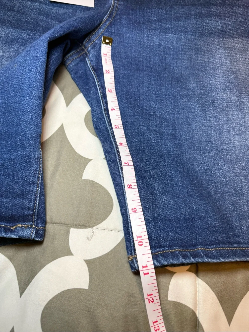 Blue Bloom Denim Bermuda Shorts — Size 16 New with tags!